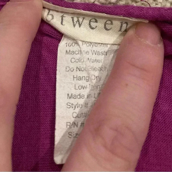 Btween Girl’s Blouse Layered Top Sz. S-7/8 - Picture 4 of 5